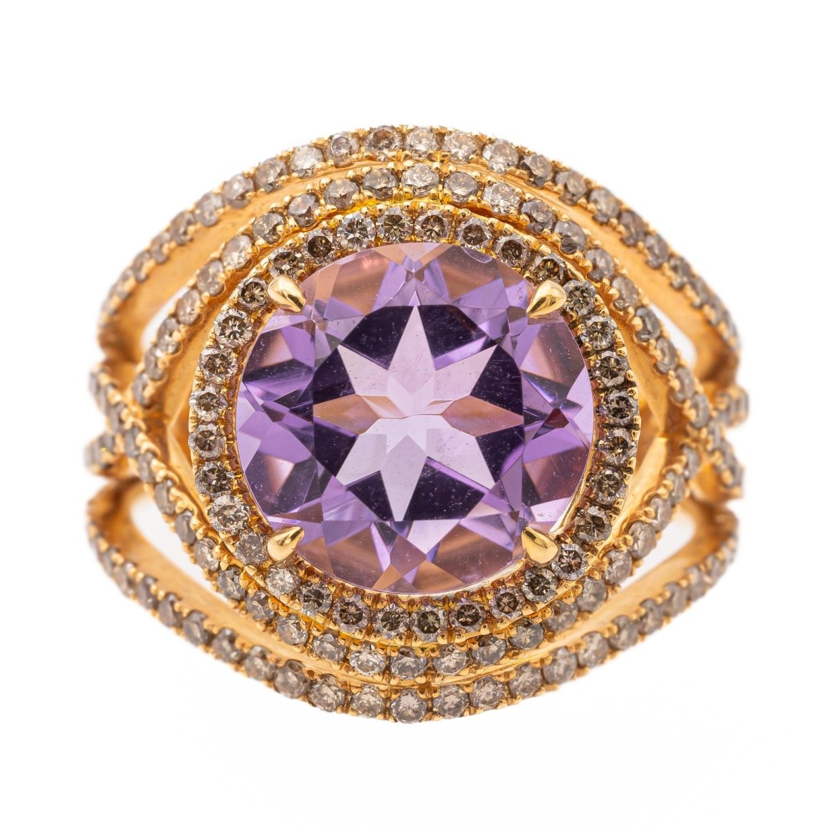 Etername Bague Eternelle Or jaune Améthyste - Castafiore