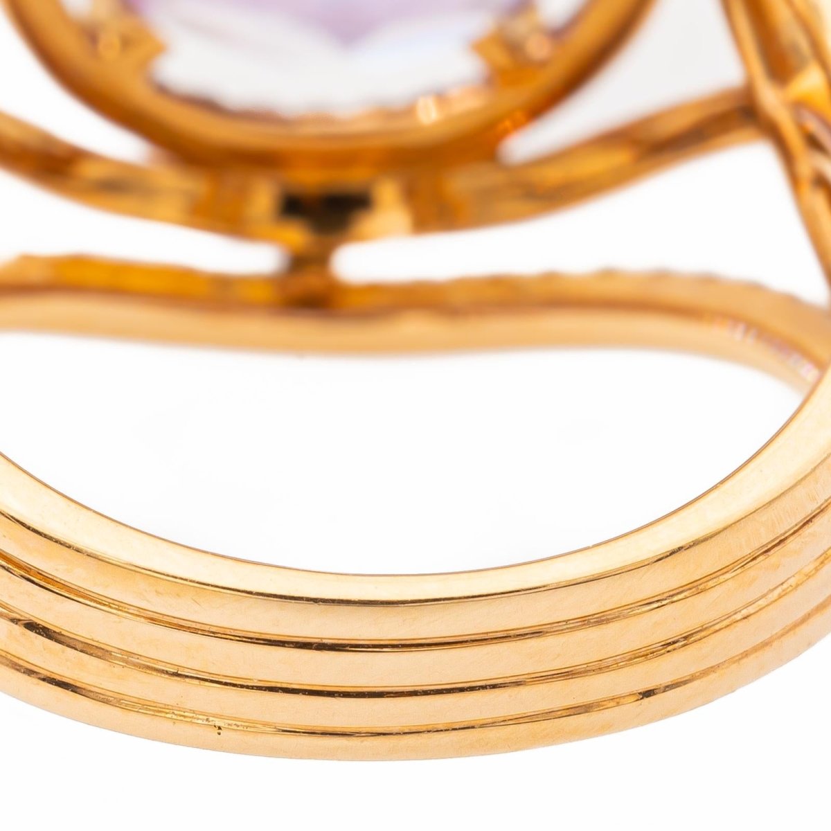 Etername Bague Eternelle Or jaune Améthyste - Castafiore