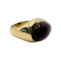 Bague Dôme POMELLATO en or jaune et grenat