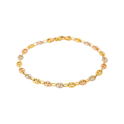 Bracelet Grain de café Or jaune