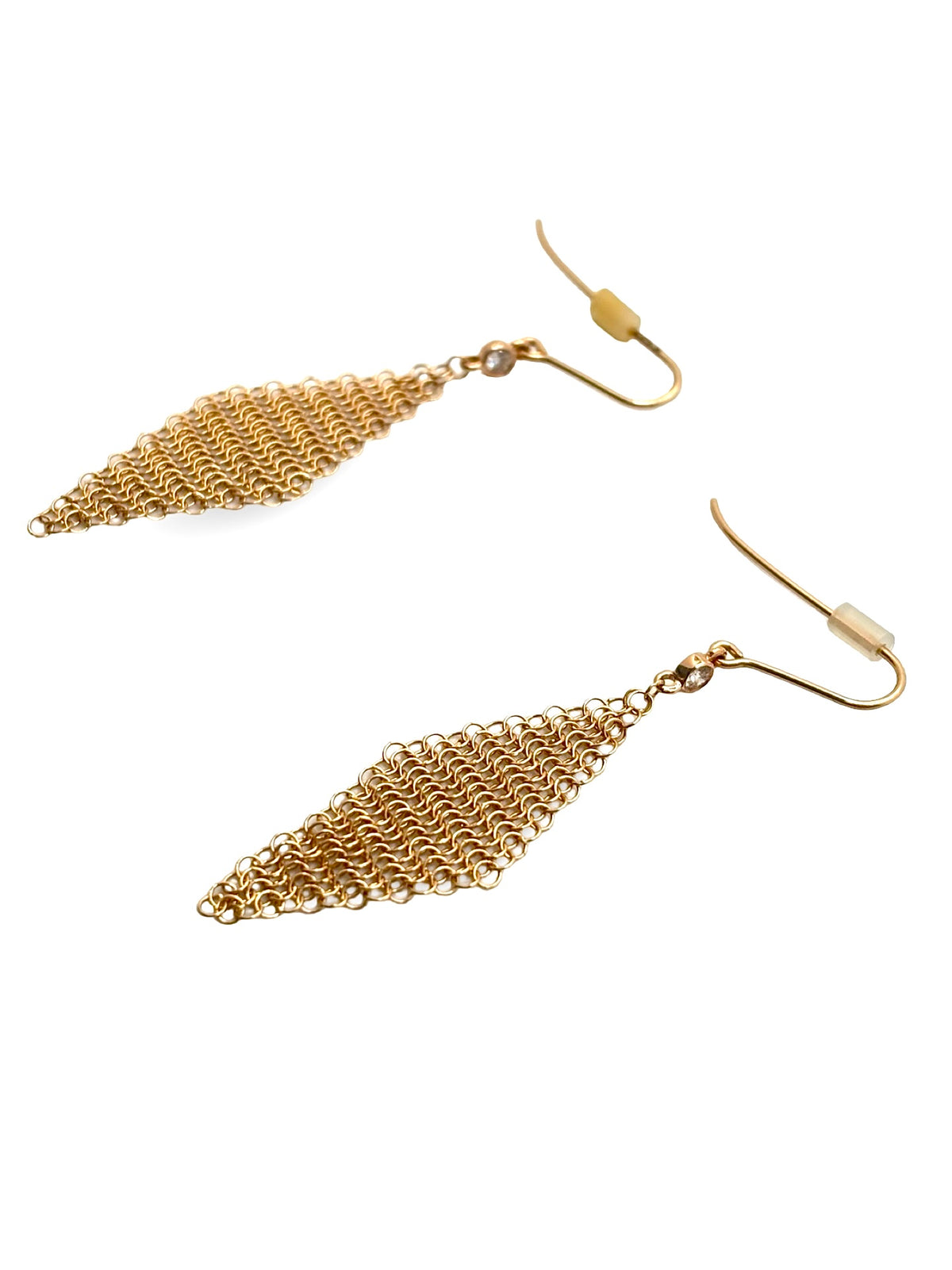 Boucles d'oreilles Pendantes TIFFANY & CO. en or jaune et diamants