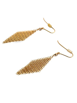 Boucles d'oreilles Pendantes TIFFANY & CO. en or jaune et diamants