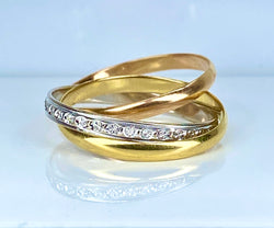 Bague en ors de couleurs