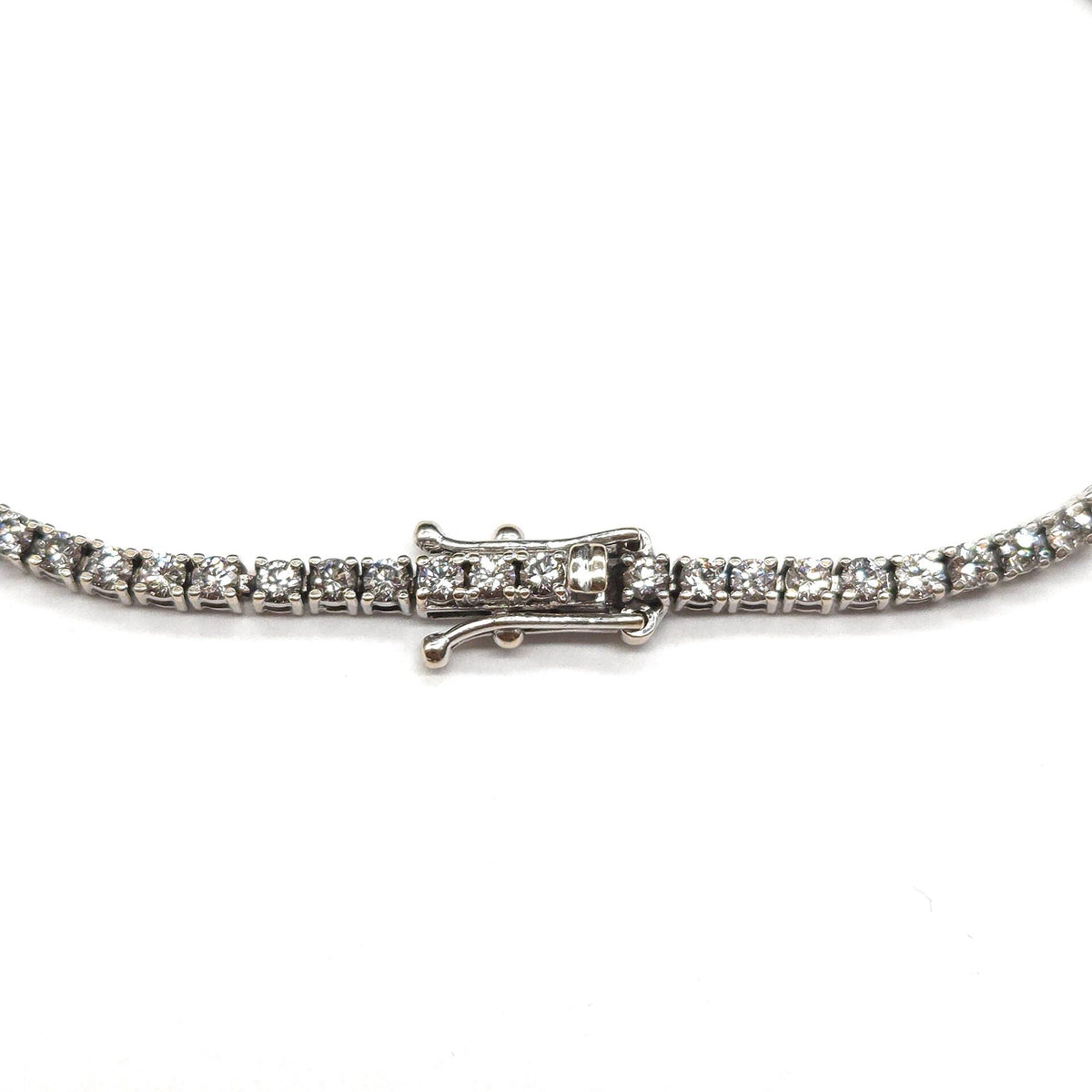 Bracelet Ligne en or blanc et diamants