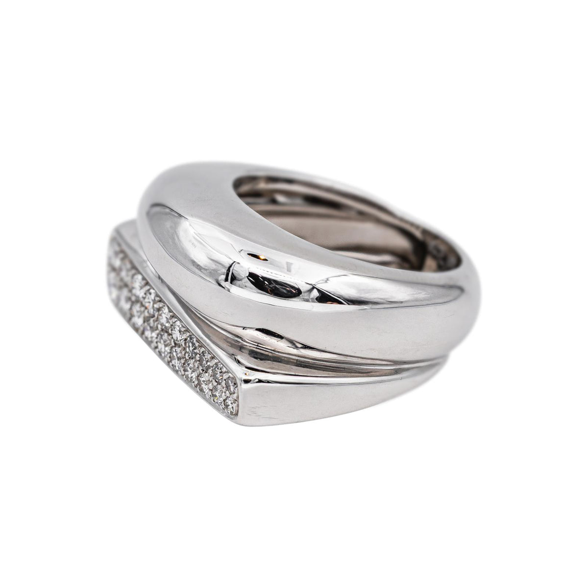Fred Bague Success Or blanc Diamant