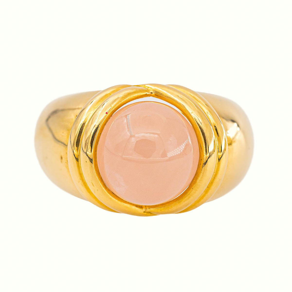 Bague  Dôme Or jaune  Œil de tigre