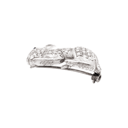 Broche Épingle en or blanc, platine et diamants