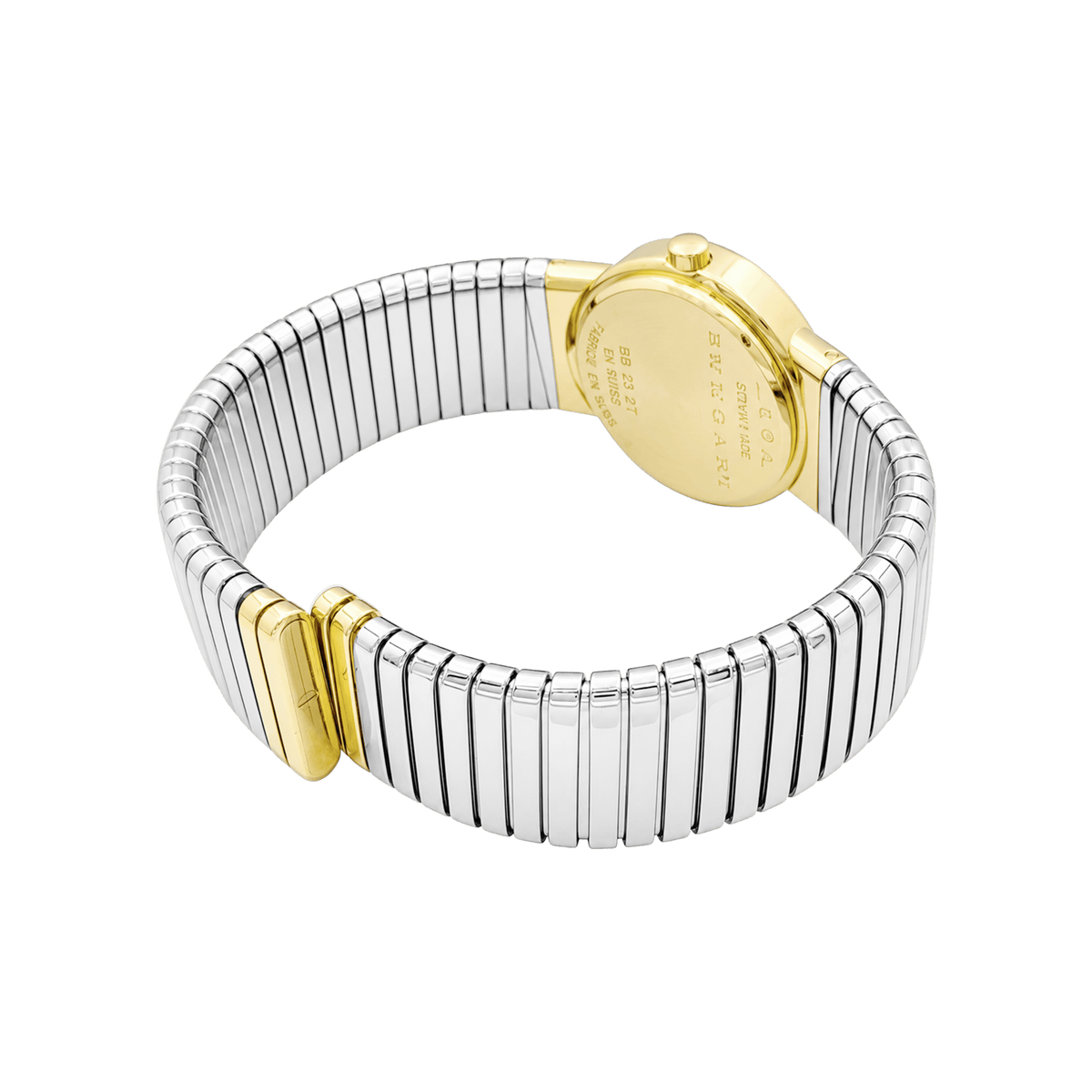 Montre BULGARI "BB 26" en or jaune et acier