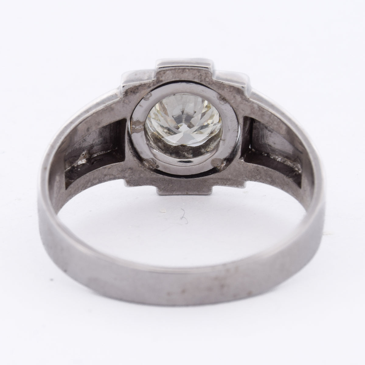 Bague en or blanc et diamant