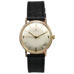 Montre ZENITH "Stellina" en or rose et cuir
