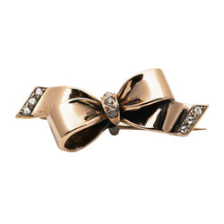 Broche Épingle en or jaune et diamants