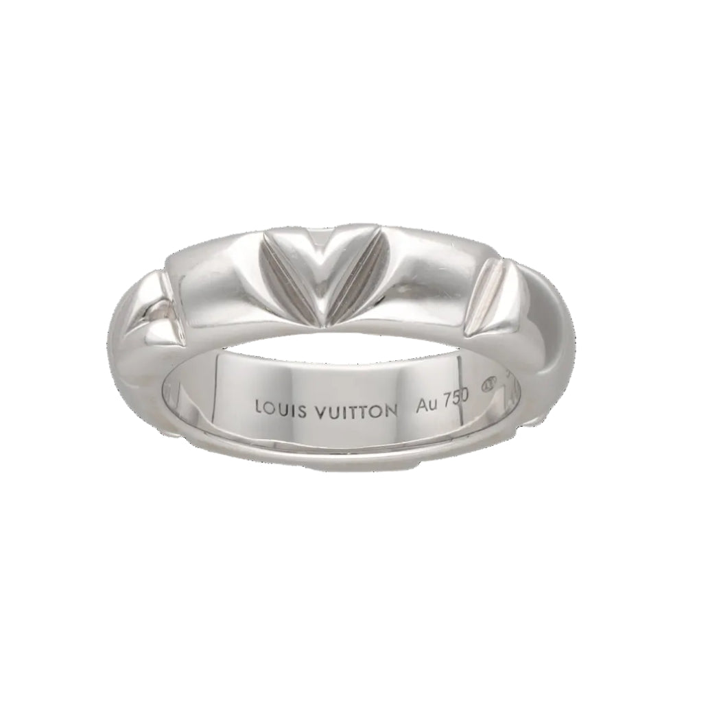 Bague Alliance LOUIS VUITTON Volt en or blanc