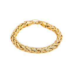 Bracelet Maille palmier Or jaune