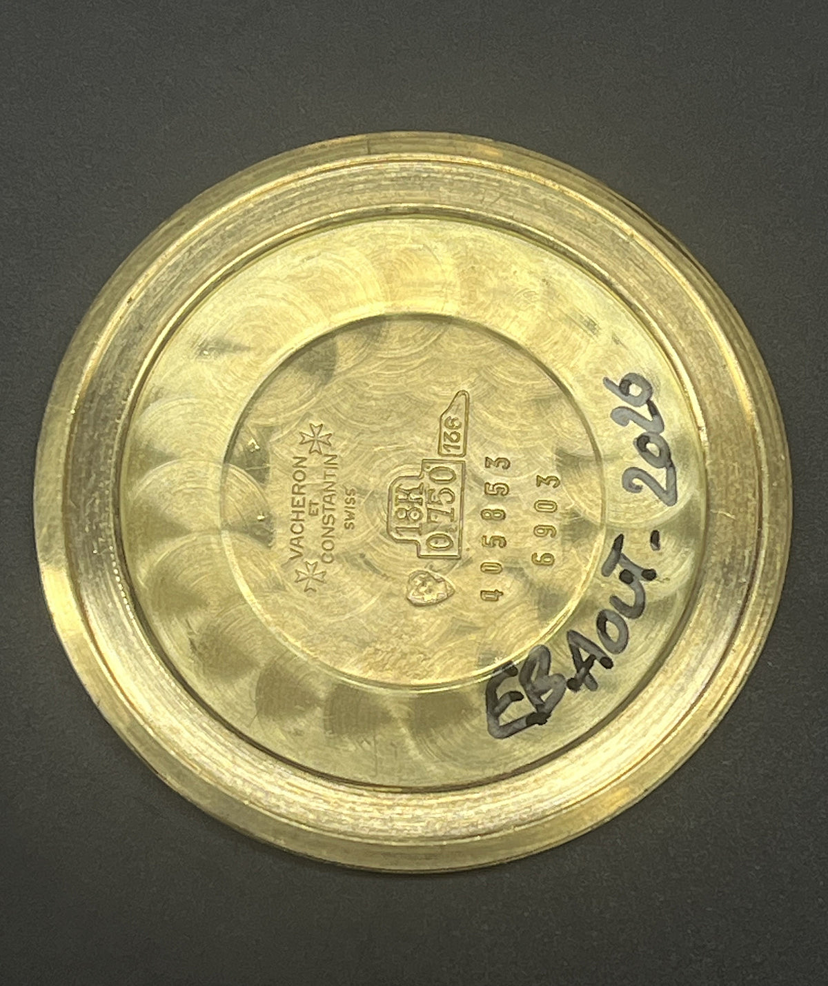 Montre VACHERON&CONSTANTIN Modèle Patrimony Réf. 6903 en or jaune 18 carats, Cal. K1002/2, Années 1960.