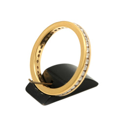 Bague Alliance en or jaune et diamants
