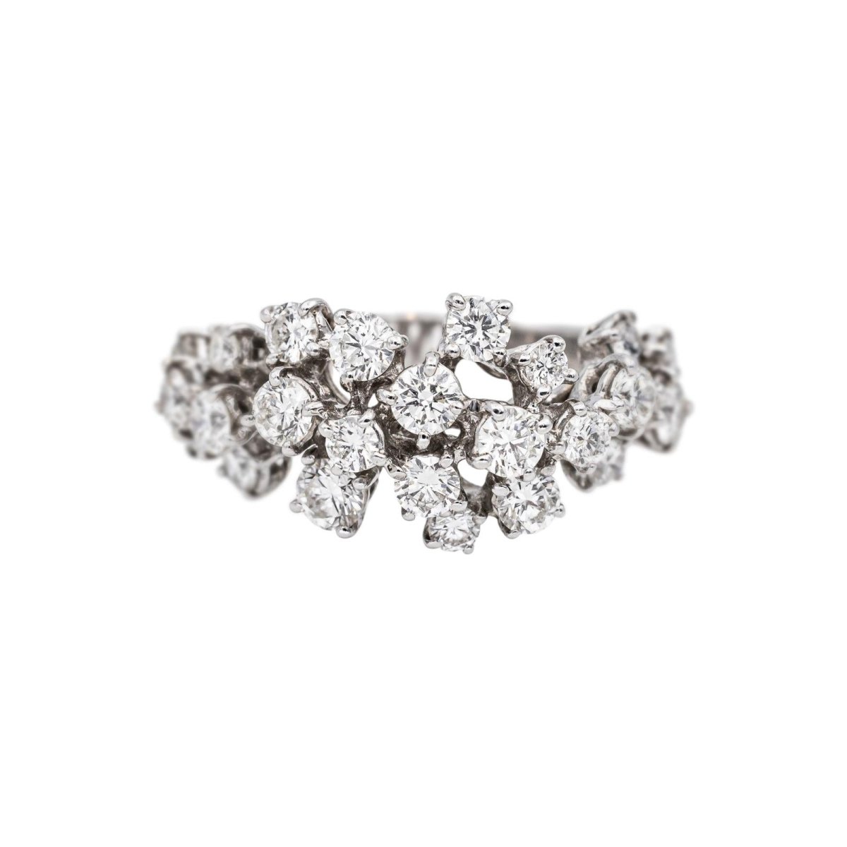 Fred Bague Blanche Or blanc Diamant - Castafiore