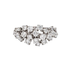 Fred Bague Blanche Or blanc Diamant - Castafiore