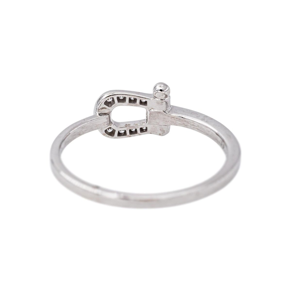 Fred Bague Force 10 Or blanc Diamant - Castafiore