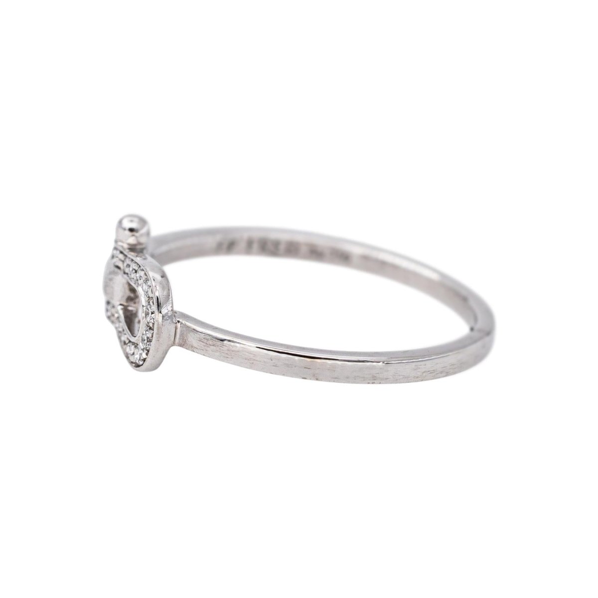 Fred Bague Force 10 Or blanc Diamant - Castafiore