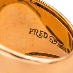 Fred Bague Pain de sucre Or rose Améthyste - Castafiore