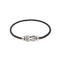 Fred Bracelet Chance Infinie Or blanc Diamant - Castafiore