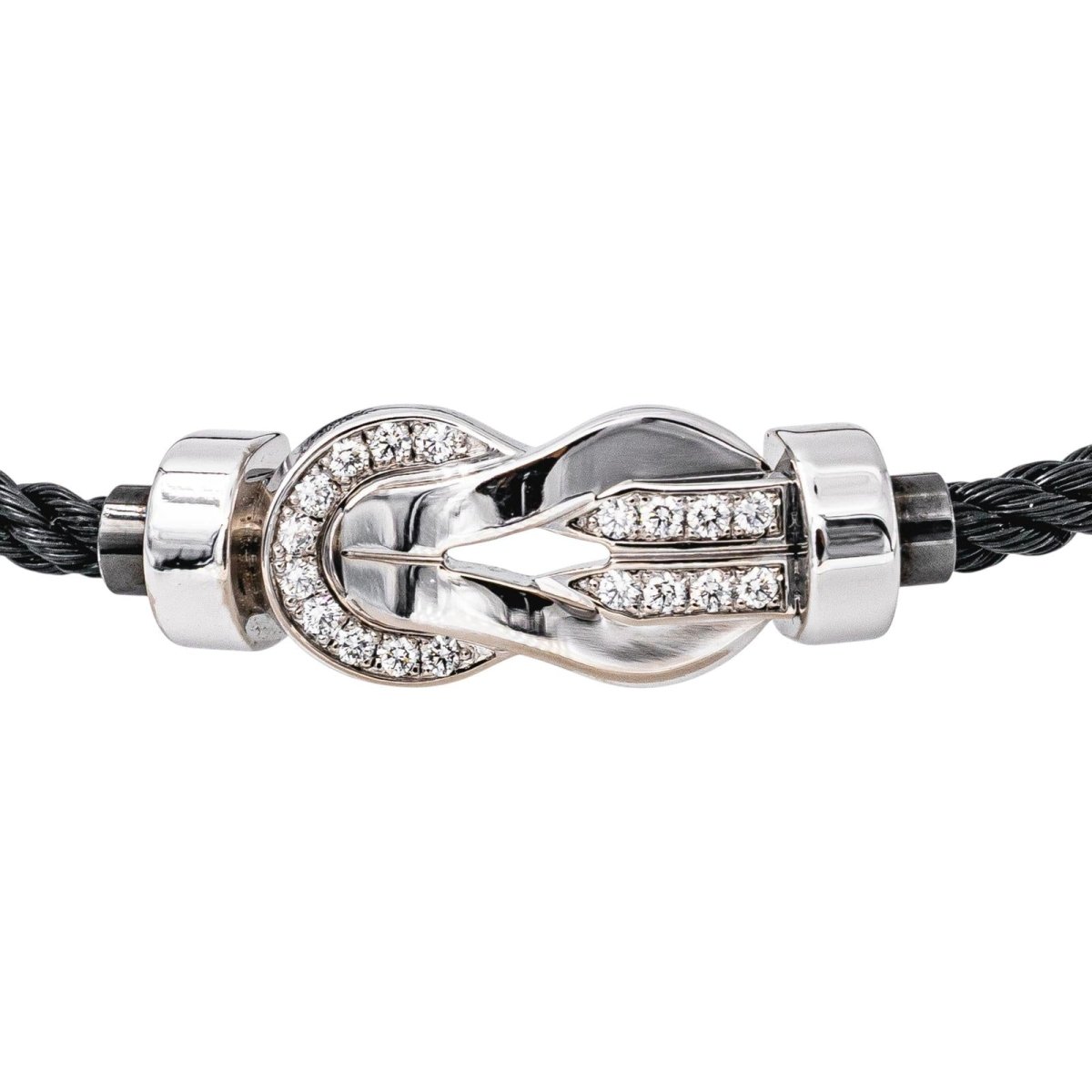 Fred Bracelet Chance Infinie Or blanc Diamant - Castafiore