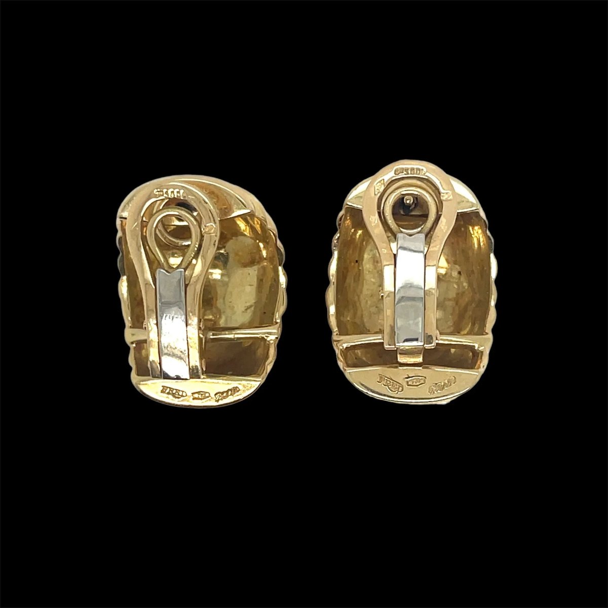 Fred Yellow Gold Half - Hoop Earring - Castafiore