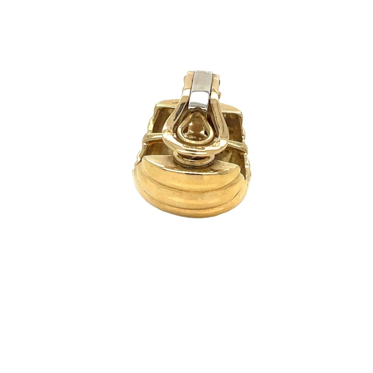 Fred Yellow Gold Half - Hoop Earring - Castafiore