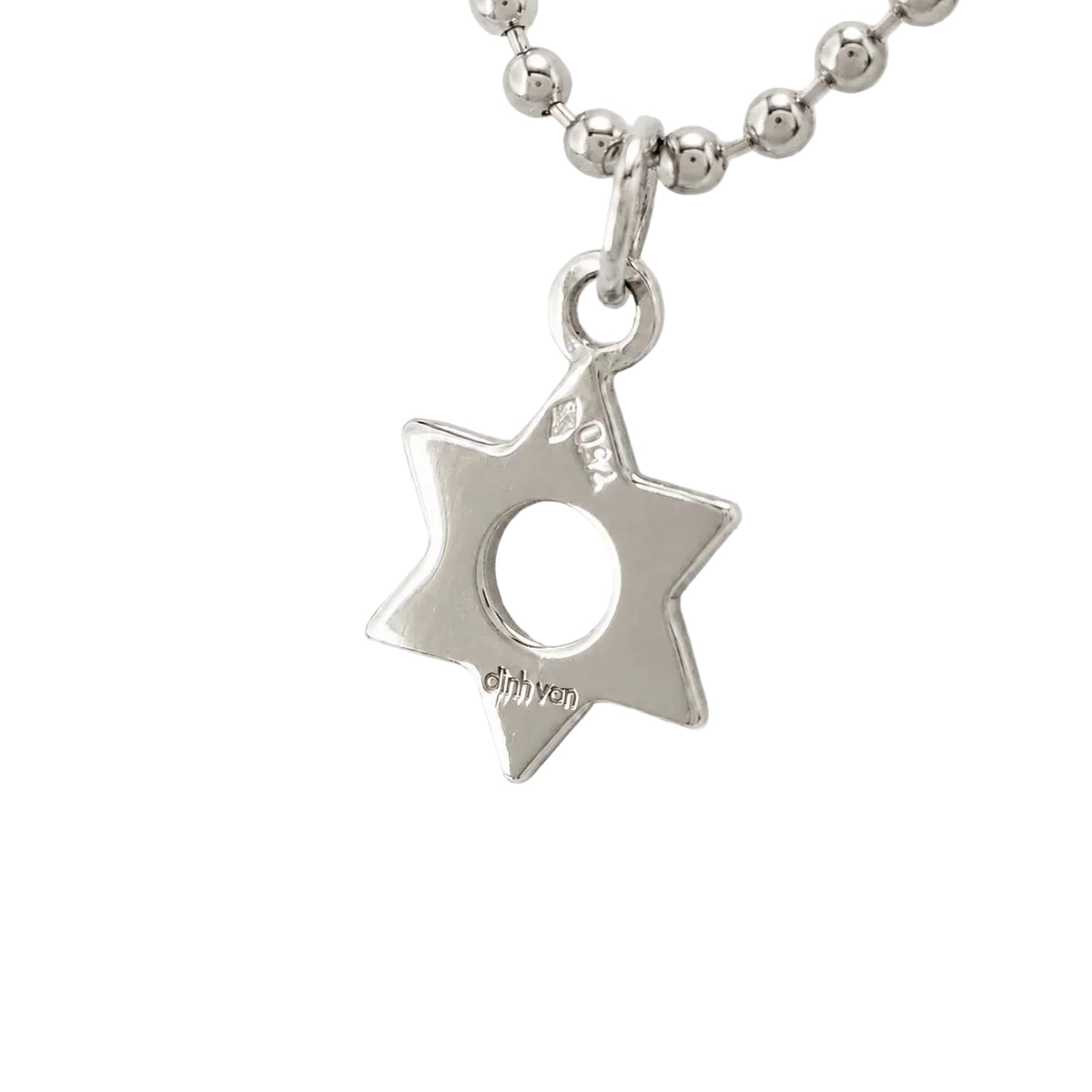 Collier Pendentif DINH VAN en or blanc