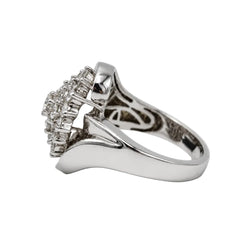 Bague Cocktail en or blanc et diamants