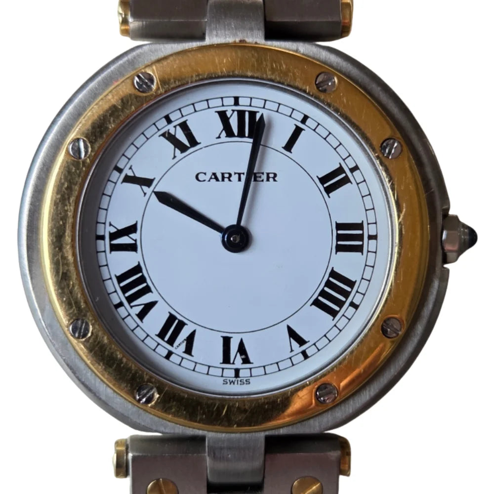 Montre CARTIER "Santos Vendôme" en or jaune et acier