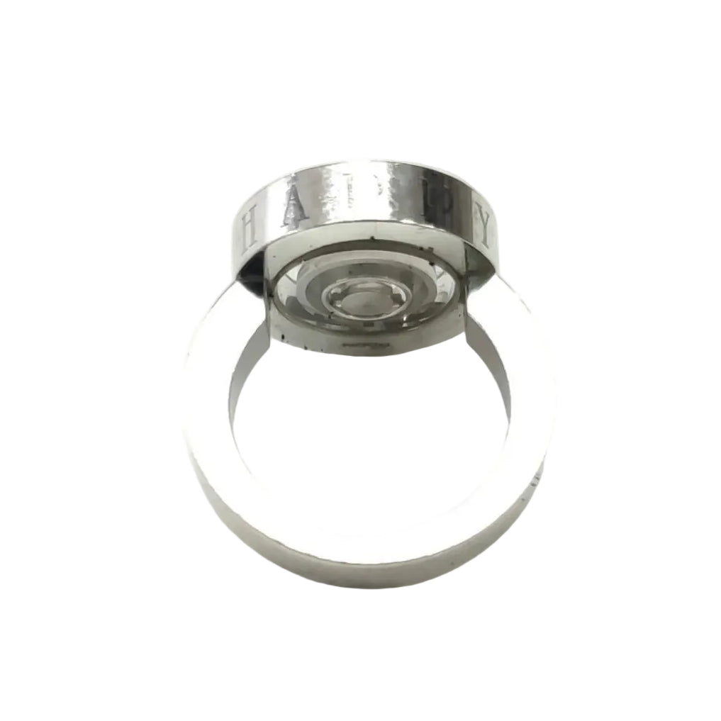 Bague Solitaire CHOPARD "Happy Spirit" en or blanc et diamant