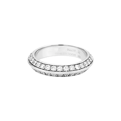 Bague Alliance BOUCHERON "Éternelle" en or blanc et diamants