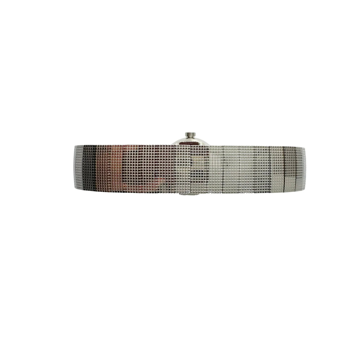Montre de dame DIOR "La Baby D" en acier, nacre et diamants