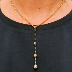 Collier Pendentif CARTIER Draperie de décolleté en or jaune et diamants