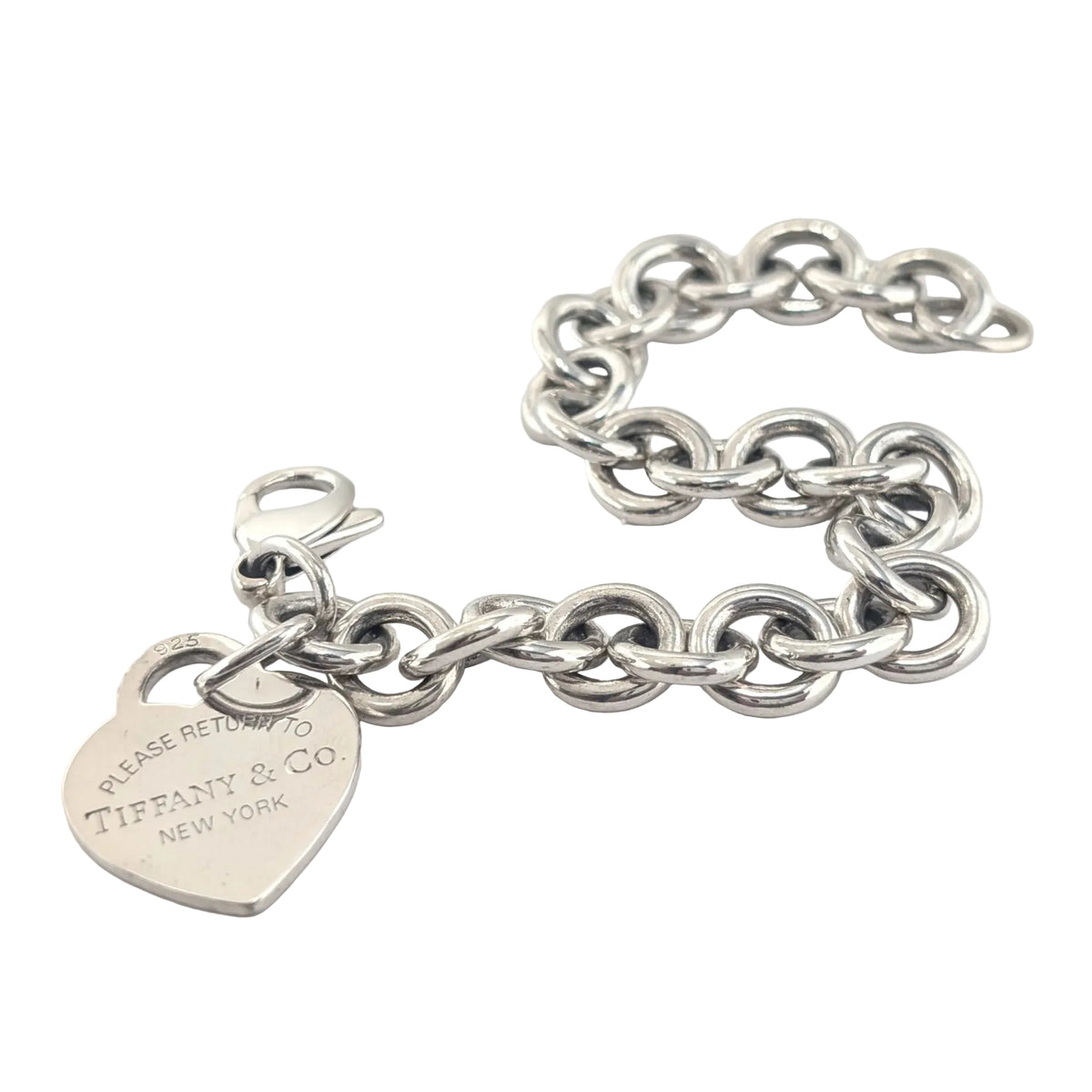 Bracelet Maille TIFFANY & CO. "Please Return to Tiffany & CO. New York" en argent