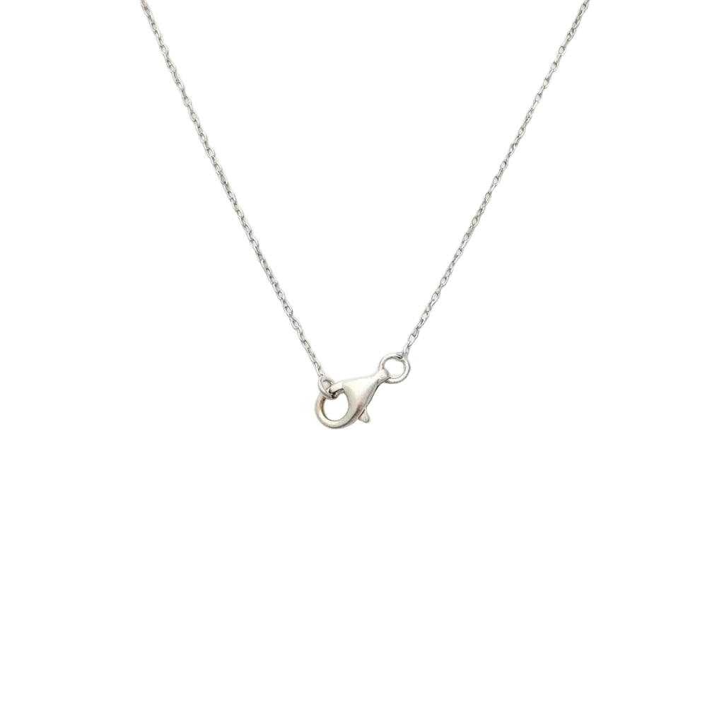Collier Pendentif en or blanc et diamants