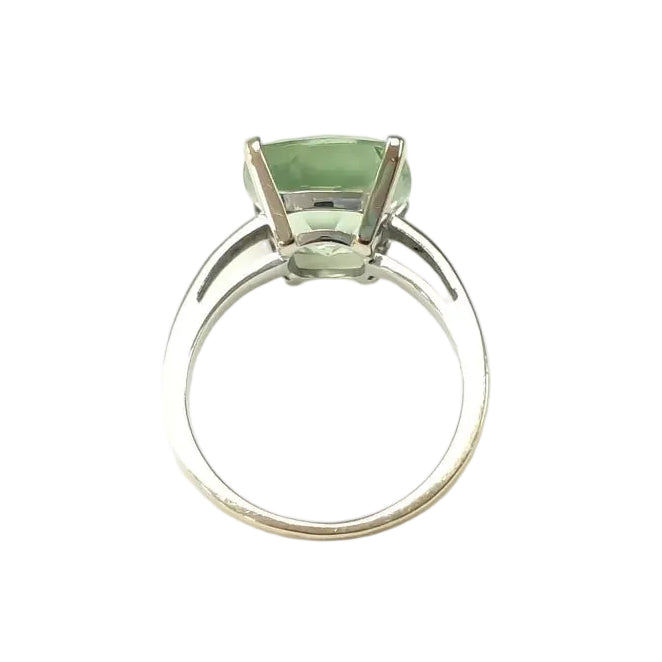 Bague Solitaire MAUBOUSSIN "Petit visage d'amour" en or blanc, améthyste et diamants