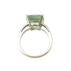 Bague Solitaire MAUBOUSSIN "Petit visage d'amour" en or blanc, améthyste et diamants