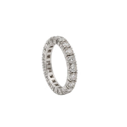 Bague Alliance en or blanc et diamants