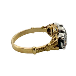 Bague Trilogie en or jaune et diamants