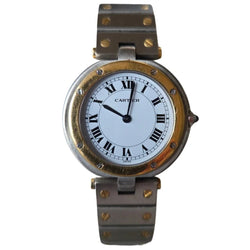 Montre CARTIER "Santos Vendôme" en or jaune et acier