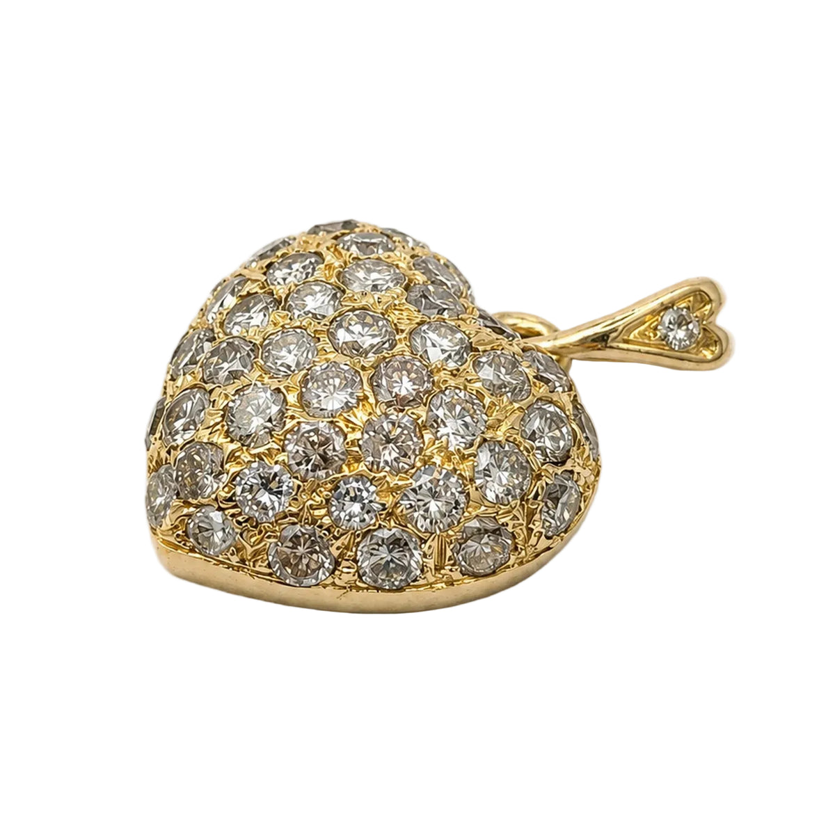 Pendentif en or jaune et diamants