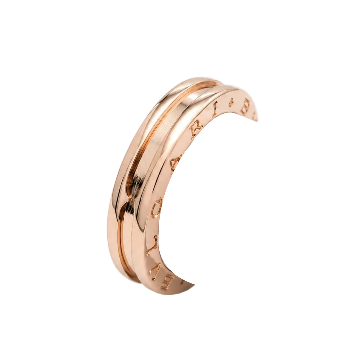 Bague Alliance BULGARI "B.Zero1" en or rose