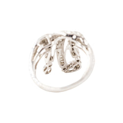 Bague Rubans en or blanc et diamants