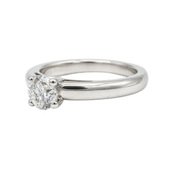 Bague Solitaire en or blanc et diamant