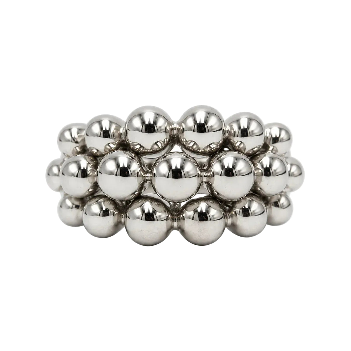 Bague BOUCHERON Grains de raisin en or blanc