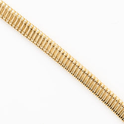 Bracelet Tubogas en or jaune et diamants