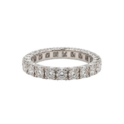 Bague Alliance en or blanc et diamants