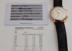 Montre  JAEGER-LECOULTRE MEMOVOX REF. 3151  en or rose 18 COMPLICATION REVEIL - CAL. P489/1 - circa 1952
